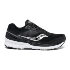 Saucony Men's Echelon 8 Running Shoe - Black/White - Regular (D)