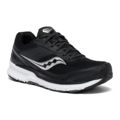 Saucony Men's Echelon 8 Running Shoe - Black/White - Regular (D) 8 Saucony Men's Echelon 8 Running Shoe - Black/White - Regular (D) -Nike Store S20574 40 5