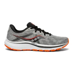 Saucony Men's Omni 20 Running Shoe - Alloy/Fire - Regular (D)