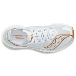 Saucony Men's Endorphin Elite Running Shoe - White/Gold- Regular (D) -Nike Store S20768 13 3
