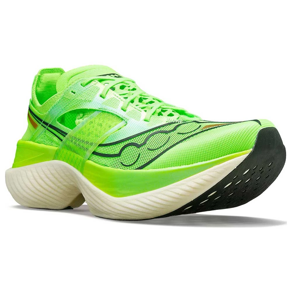 Saucony Men's Endorphin Elite Running Shoe- Slime- Regular (D) 2 Saucony Men's Endorphin Elite Running Shoe- Slime- Regular (D) - Image 2