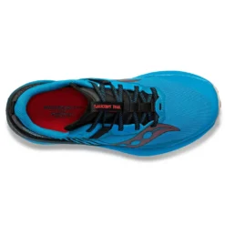 Saucony Men's Endorphin Edge Trail Shoe- Ocean/Black- Regular (D) -Nike Store S20773 31 3