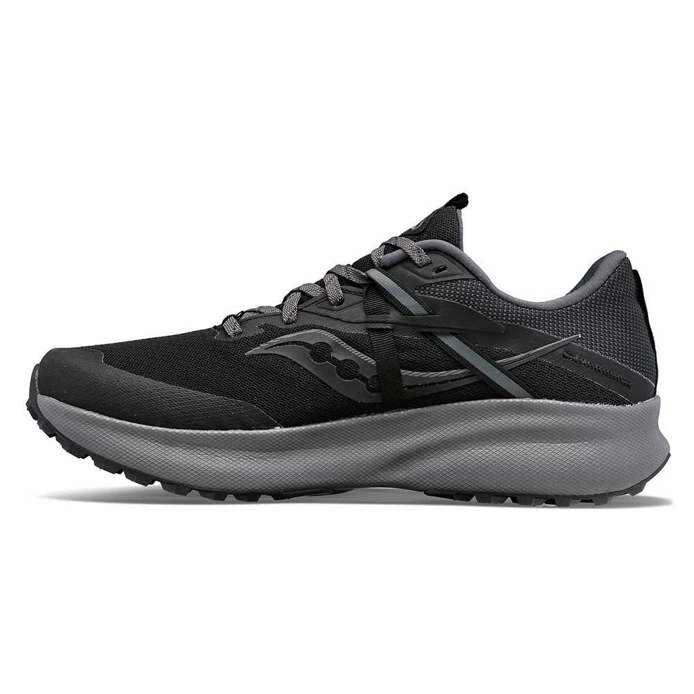 Saucony Men's Ride 15 Tr Gtx Trail Shoe - Black/Charcoal 3 Saucony Men's Ride 15 Tr Gtx Trail Shoe - Black/Charcoal - Image 3