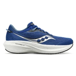 Saucony Men's Triumph 21 Running Shoe - Indigo/Black - Regular (D)