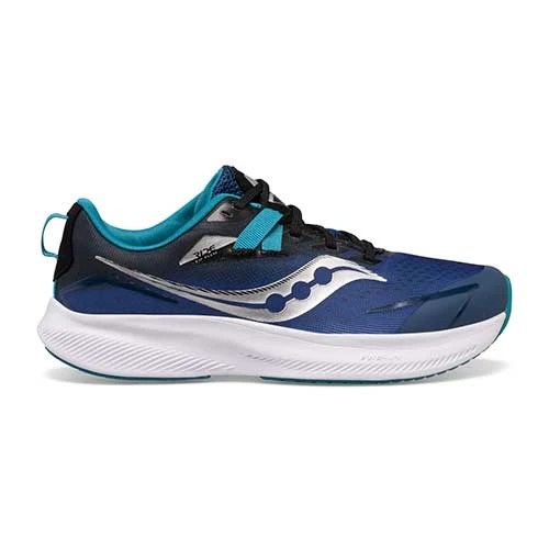 Saucony Youth Ride 15 Running Shoe - Twilight/Black 1 Saucony Youth Ride 15 Running Shoe - Twilight/Black