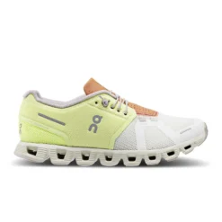 On Running Women's Cloud 5 Running Shoe - Hay/Ice - Regular (B)
