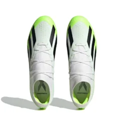 ADIDAS Unisex X Crazyfast .3 FG Cleats- Cloud White / Core Black / Lucid Lemon- Regular (D) 13 ADIDAS Unisex X Crazyfast .3 FG Cleats- Cloud White / Core Black / Lucid Lemon- Regular (D) -Nike Store X Crazyfast.3 Firm Ground Cleats White HQ4534 02 standard