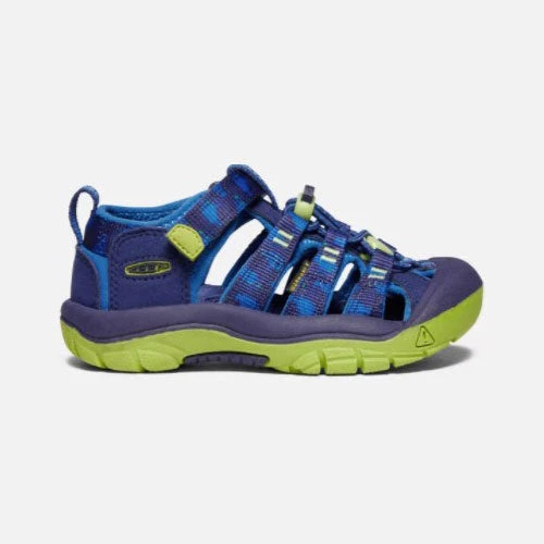 Keen Little Kids' Newport H2 Sandal - Blue Depths/Chartureuse 1 Keen Little Kids' Newport H2 Sandal - Blue Depths/Chartureuse