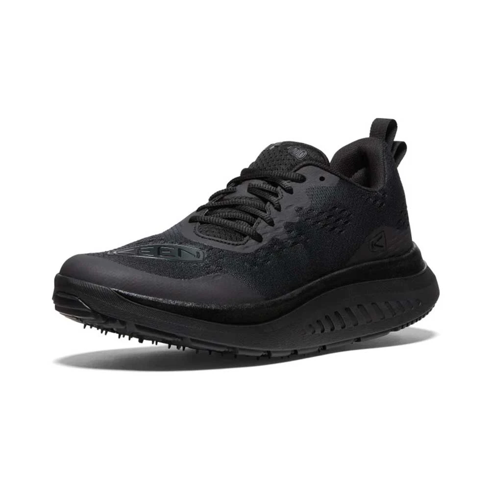 Keen Men's WK400 Walking Shoe - Triple Black- Regular (D) 2 Keen Men's WK400 Walking Shoe - Triple Black- Regular (D) - Image 2