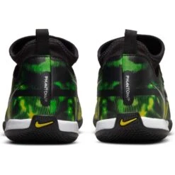 JR Nike Phantom GT2 DF SW IC Soccer Shoe - Black/Mtlc Platinum/Green Strike -Nike Store dm0740 003 phcbh000