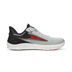 Altra Men's Torin 6 Running Shoe- Gray/Red - Regular (D)