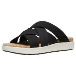 Keen Women's Elle Mixed Slide - Black/Birch - Regular (B) -Nike Store elle mix