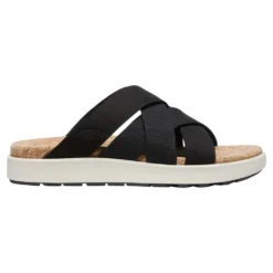 Keen Women's Elle Mixed Slide - Black/Birch - Regular (B)