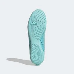Unisex Adidas X Speedportal .4 IC Soccer Shoe - Clear Aqua/Powder Blue/Solar Yellow- Regular (D) -Nike Store gw8502 bt ecom