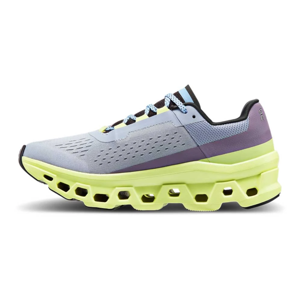 On Running Women's Cloudmonster Running Shoe - Nimbus/Hay - Regular (B) 3 On Running Women's Cloudmonster Running Shoe - Nimbus/Hay - Regular (B) - Image 3