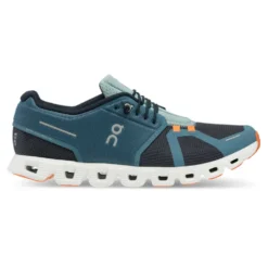 On Running Men's Cloud 5 Push Running Shoe- Dust/Ink- Regular (D)