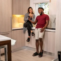 Women's KO-Z Slide Sandal - Black/Dark Grey- Regular (B) -Nike Store womens ko z slide black dark grey ls 1 800x 16c6478f 05f1 4343 8703 6ae9ad8a69ba