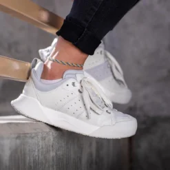 Women's X-SCAPE NBK Low Sneaker - Blanc/Light Grey - Regular (B) -Nike Store womens x scape nbk low blanc light grey ls 1 800x b9492fc0 fa2b 4ed0 bc1d af448e067ec4